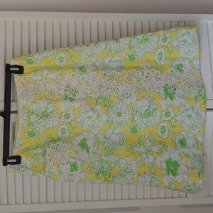 Vintage Lilly Pulitzer The Lilly Skirt,  Floral Pattern, No Size Found
